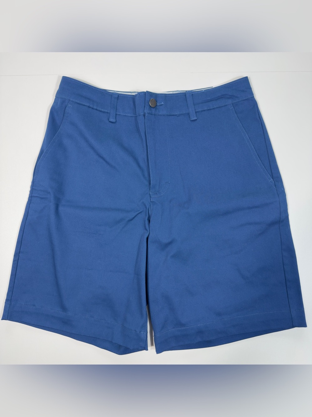 Nike Men's Standard Fit Skateboarding Shorts Knee Length SZ M Blue Cotton Blend